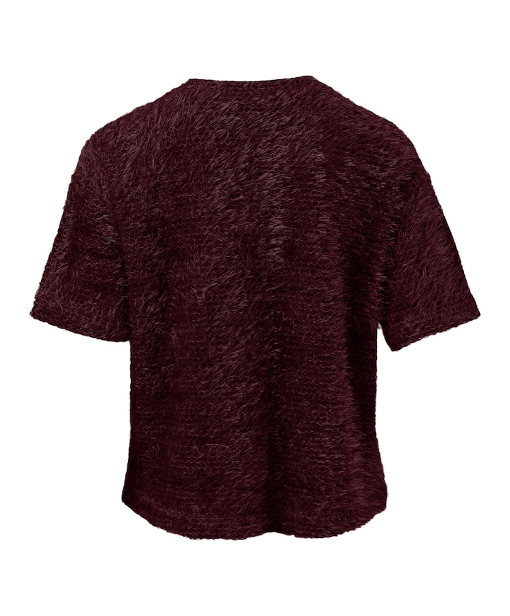 Dames top bordeaux