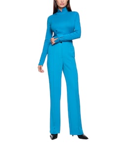 Dames longsleeve blauw