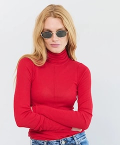 Dames longsleeve rood