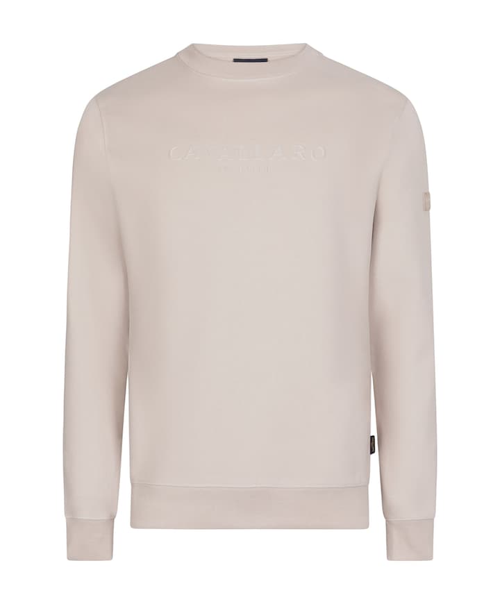 Heren sweater beige