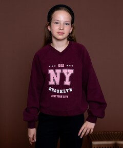 Meisjes sweater bordeaux