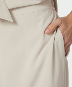 Lunet Crepe dames broek ecru