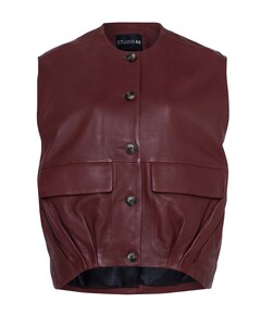 Dames gilet bordeaux