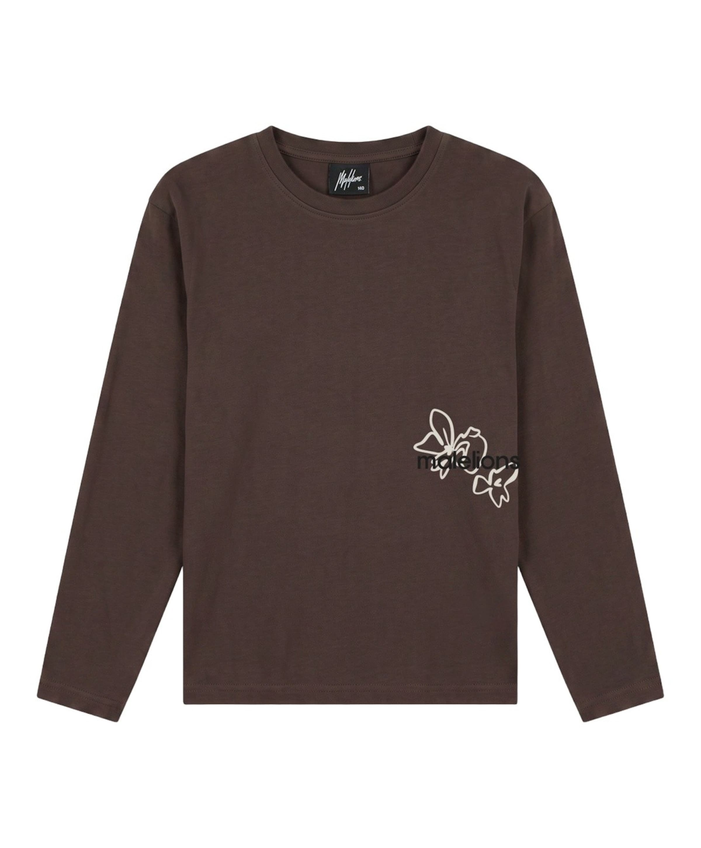 Jongens longsleeve bruin