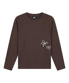 Jongens longsleeve bruin