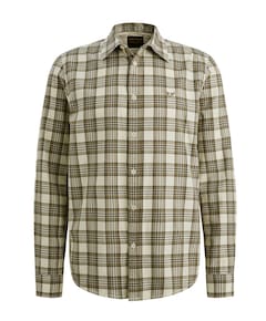 Heren overhemd lange mouw ecru