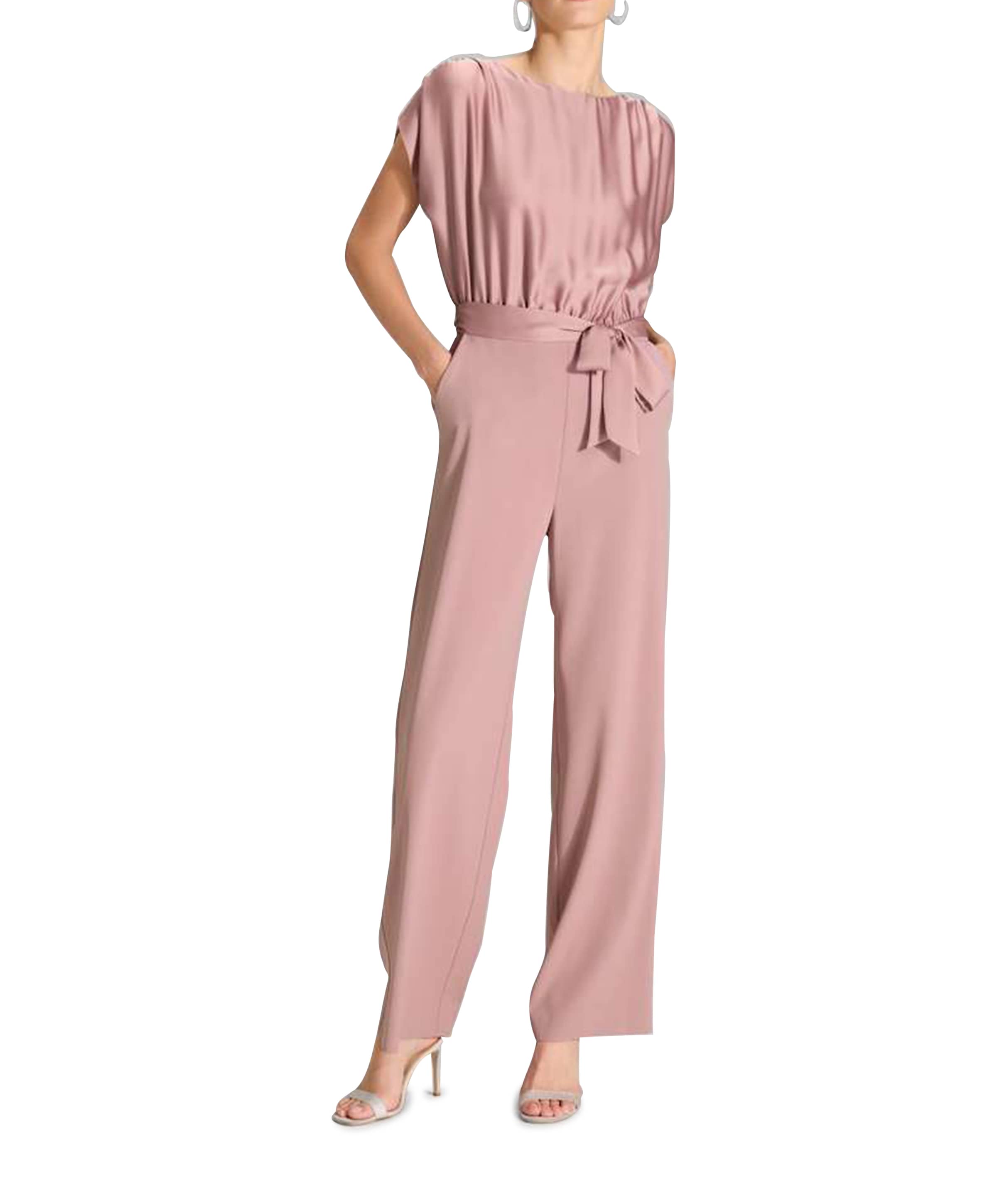 dames jumpsuit roze
