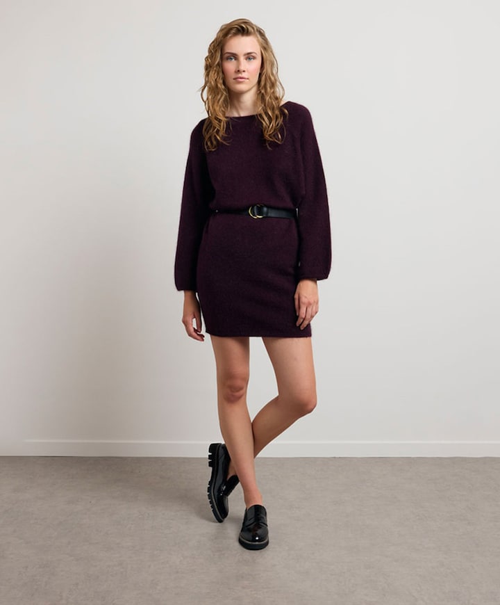 Jurk bordeaux