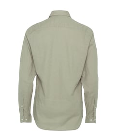 Heren overhemd lange mouw groen