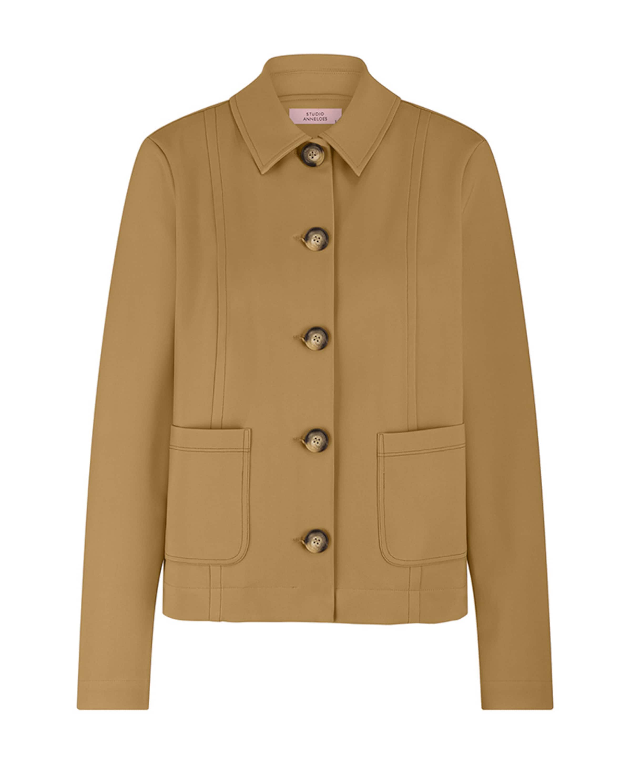 Dames jas bruin