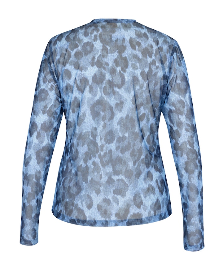 Dames longsleeve blauw