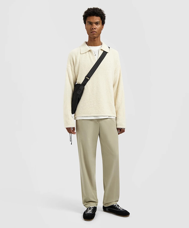 OLAF Slim Elasicated heren pantalon beige