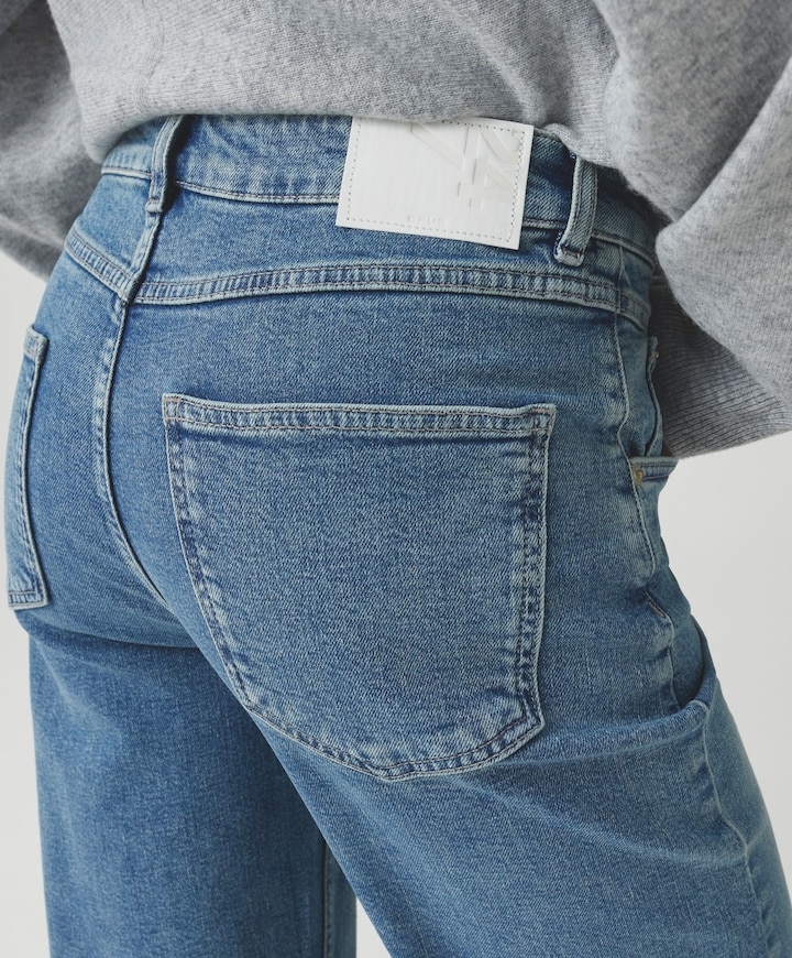 Minah honesty dames jeans blauw