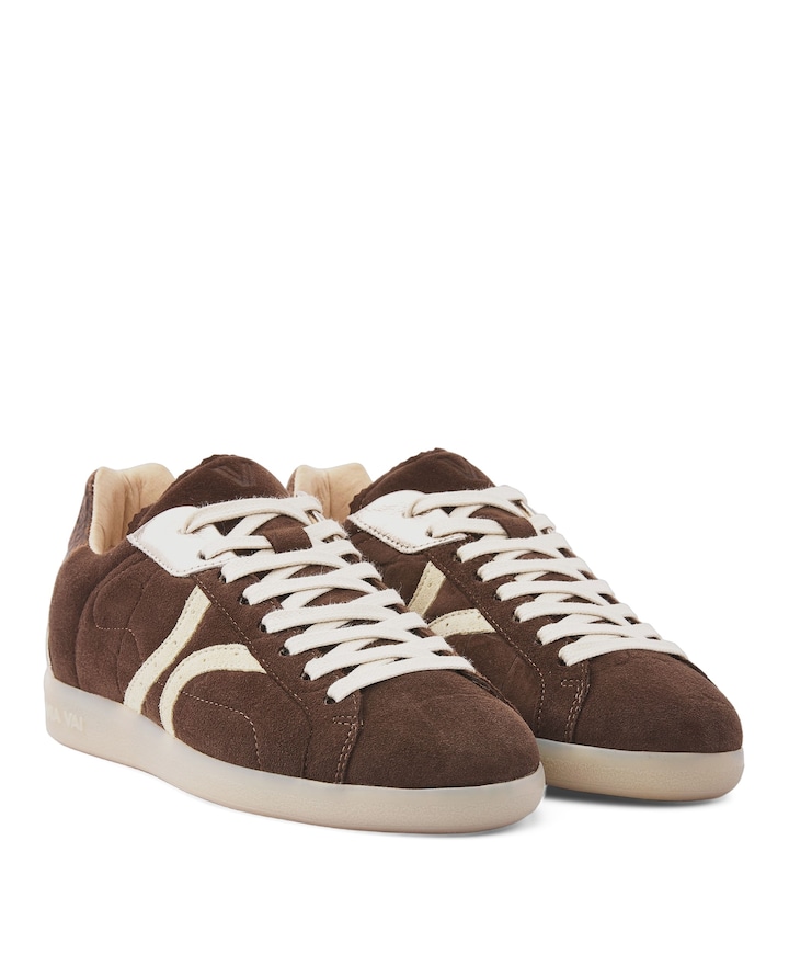 Nilla Khloe dames sneakers bruin