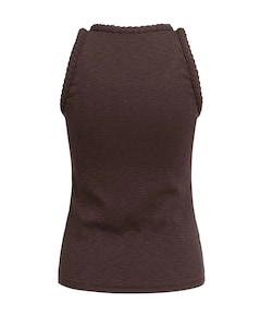 Dames top bruin