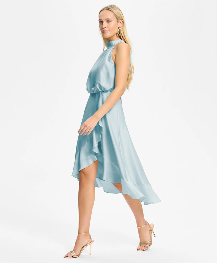 Dames jurk blauw