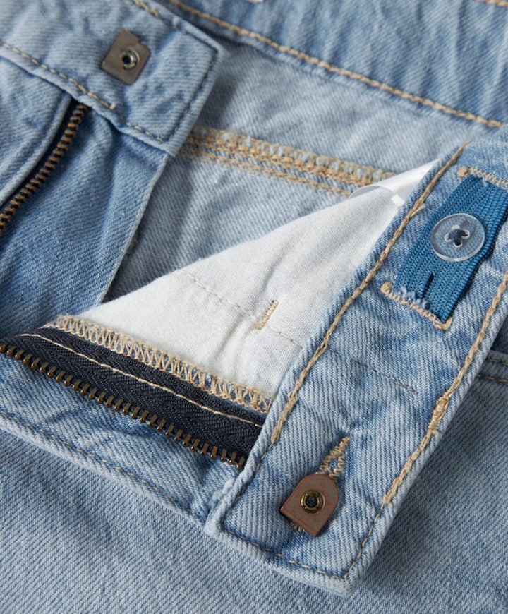 NKFROSE MOM DNM SHORTS 1141-MJ NOOS meisjes korte broek blauw