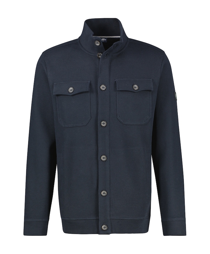 Heren vest blauw