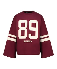 Meisjes longsleeve bordeaux