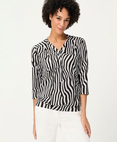Dames longsleeve zwart