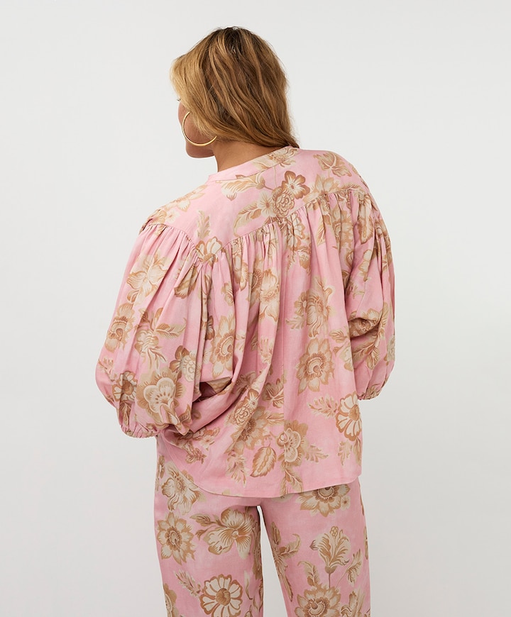 Dames blouse roze