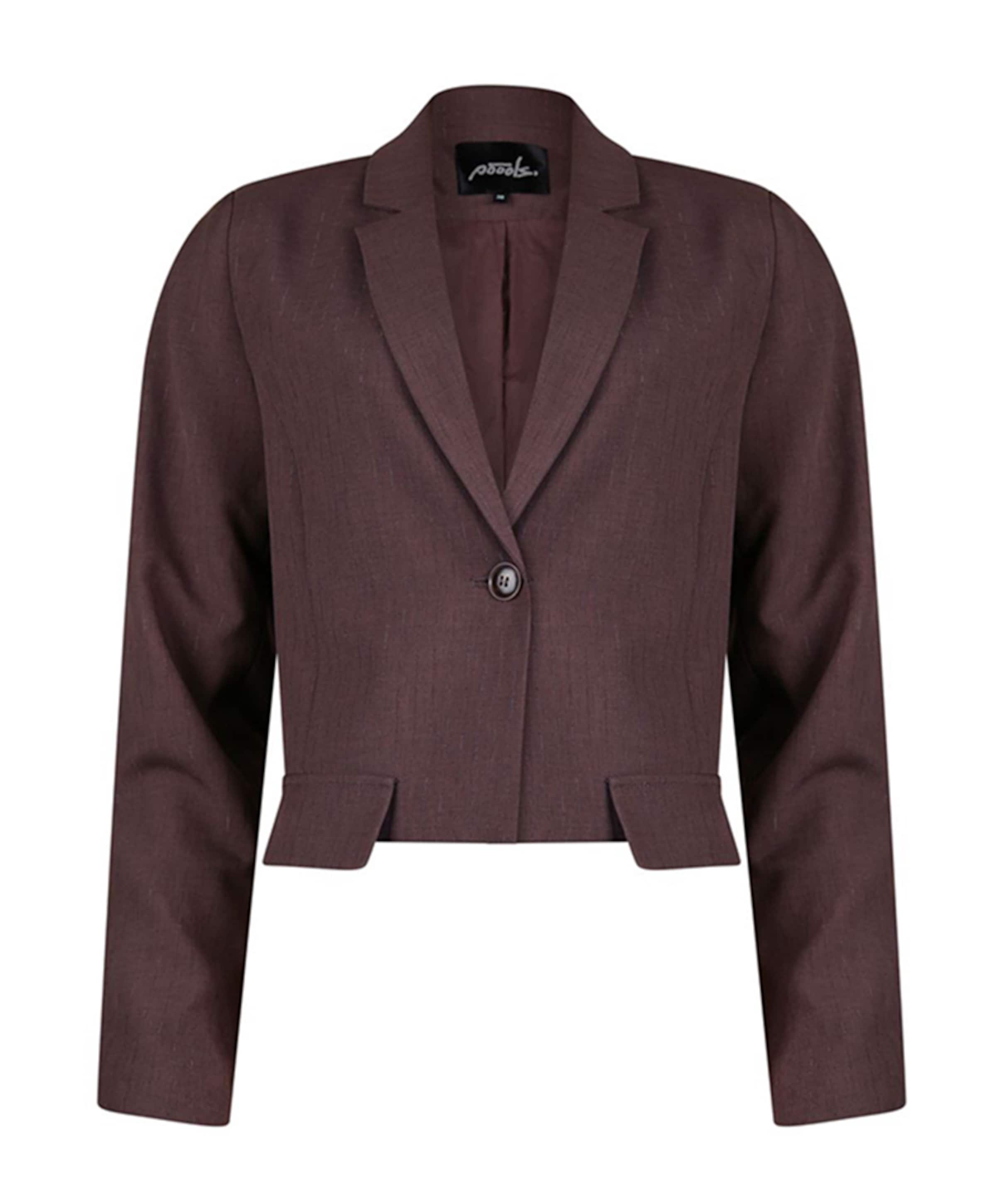 Dames blazer bruin