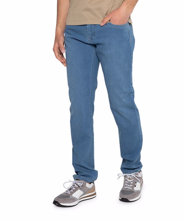 Hose 5-Pocket Modern Fit jeans blauw