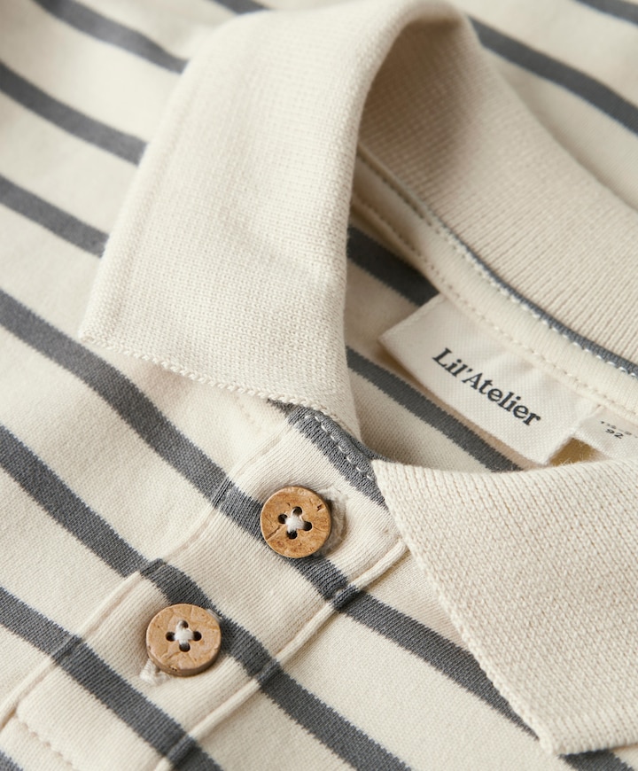 Jongens polo ecru