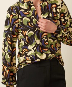 Dames blouse multicolor