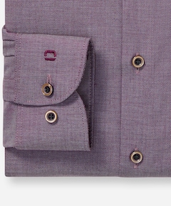 Heren overhemd lange mouw paars