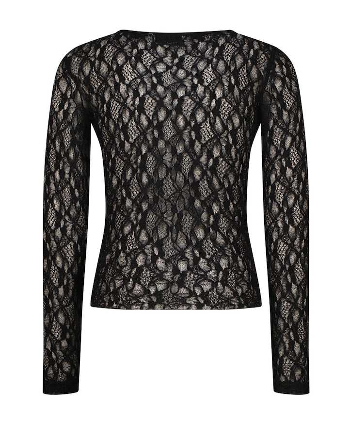 Meisjes longsleeve zwart