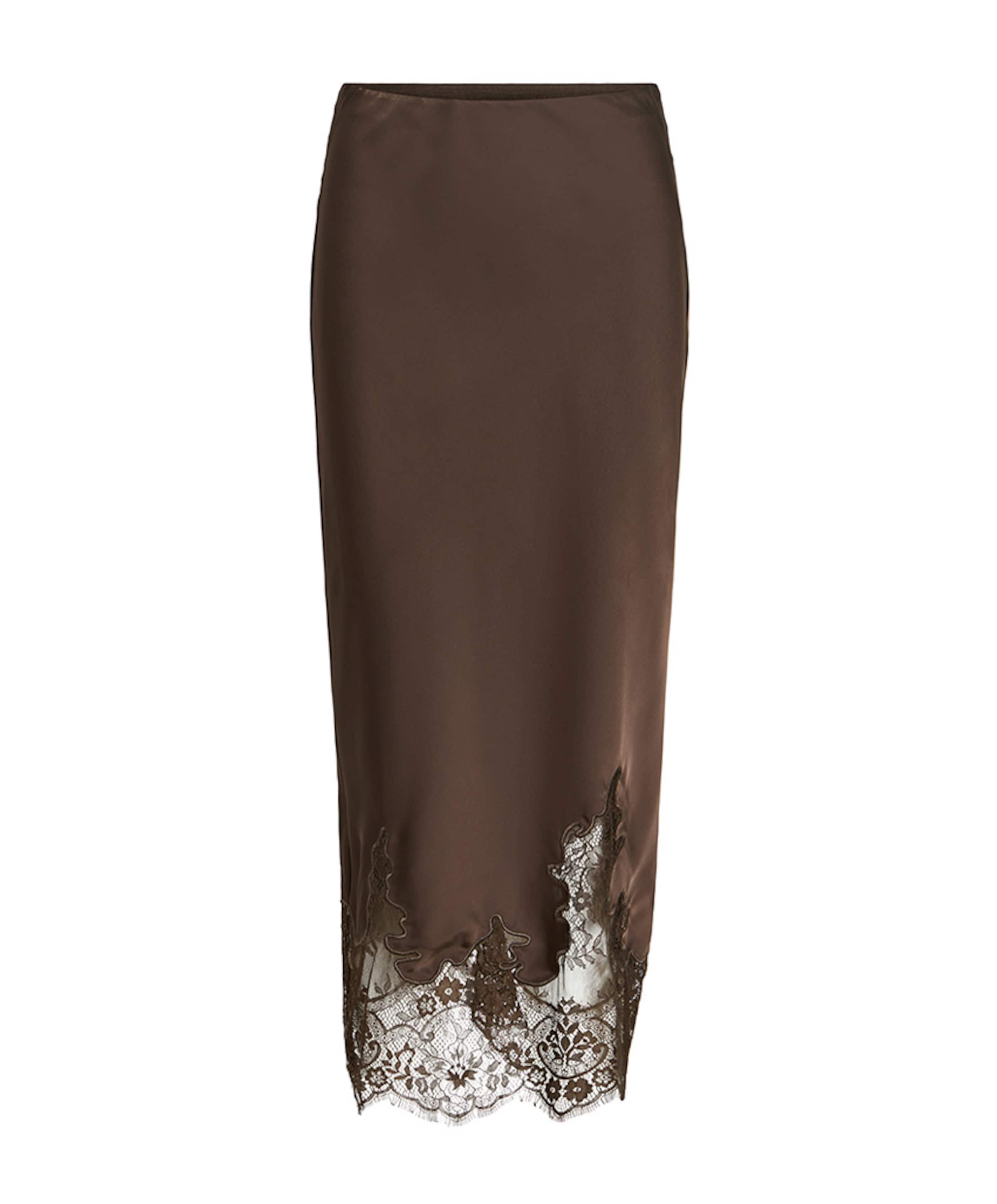 Dames rok bruin