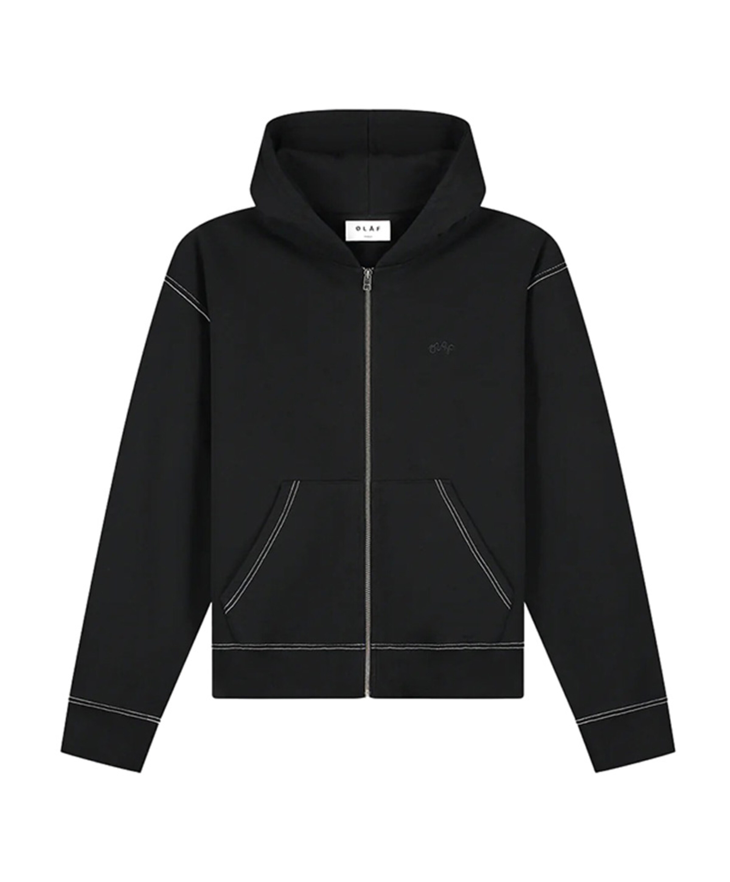 Heren hoodie zwart