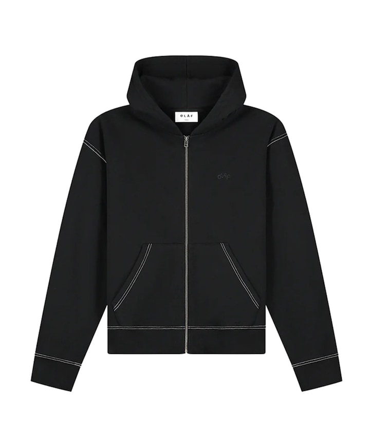 Heren hoodie zwart