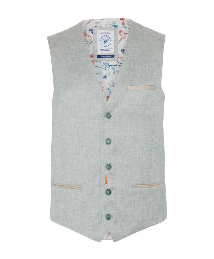 Heren gilet groen