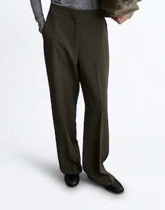 Fique Classic Trousers dames broek groen