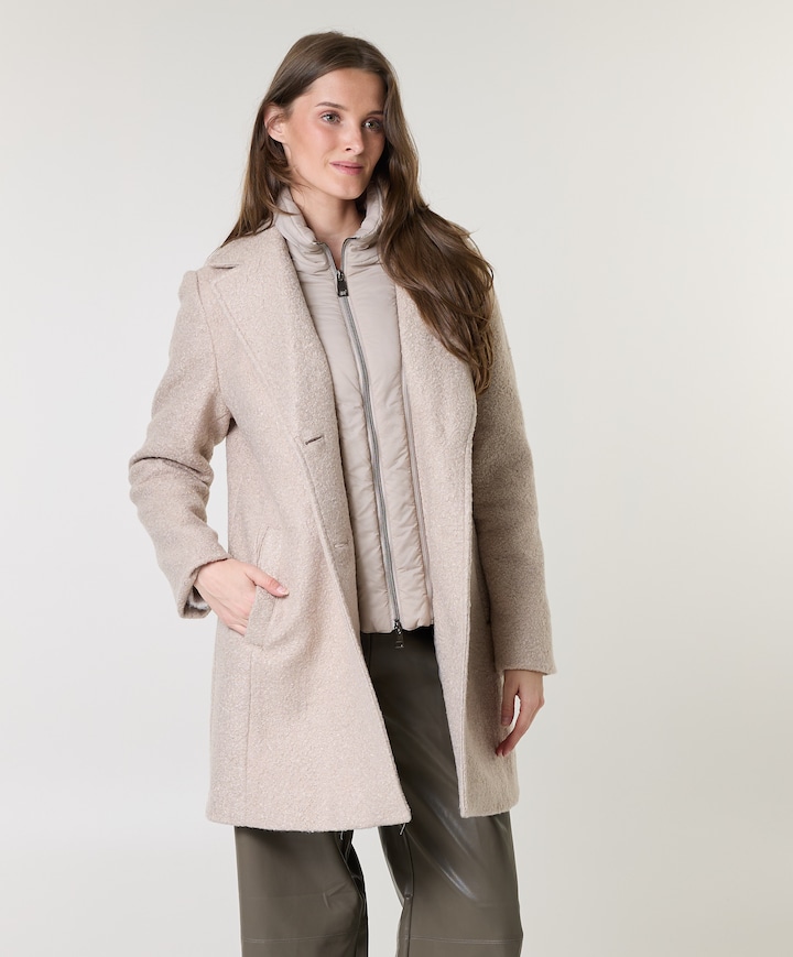 Dames jas beige