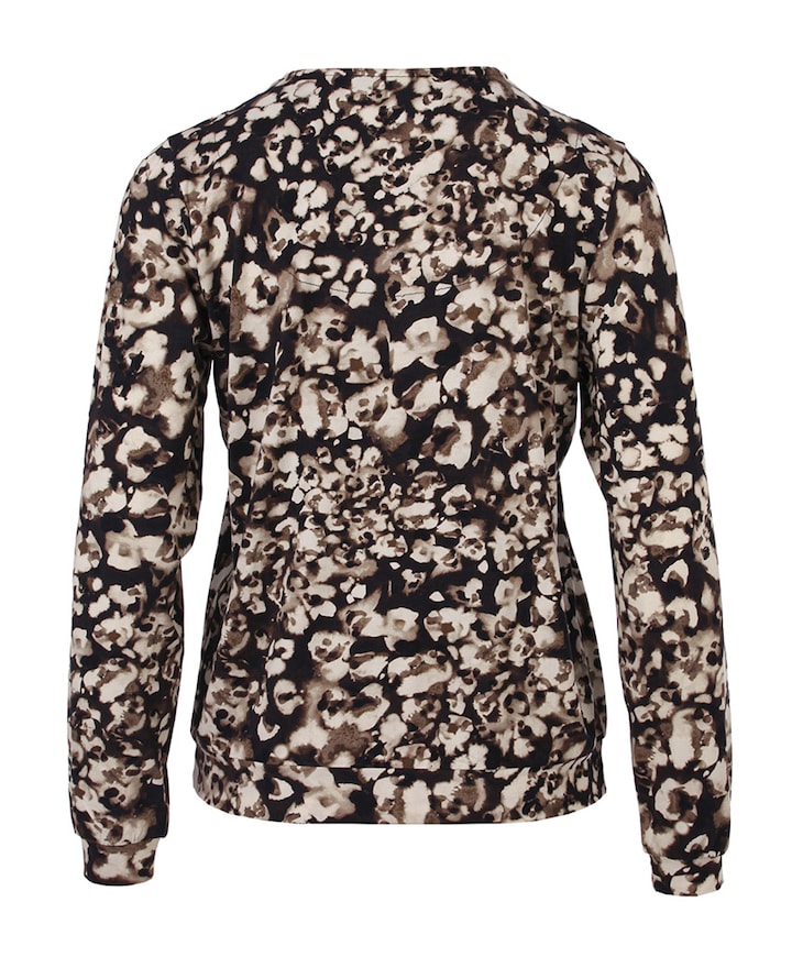 Dames longsleeve bruin