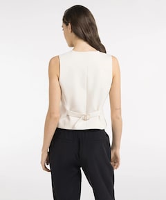 Dames gilet ecru