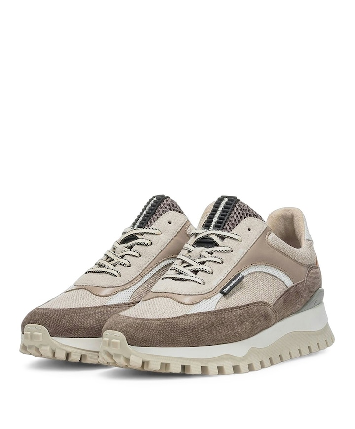 heren sneakers beige