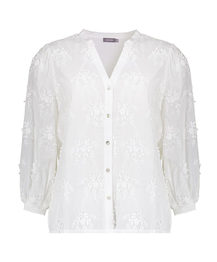 Dames blouse ecru