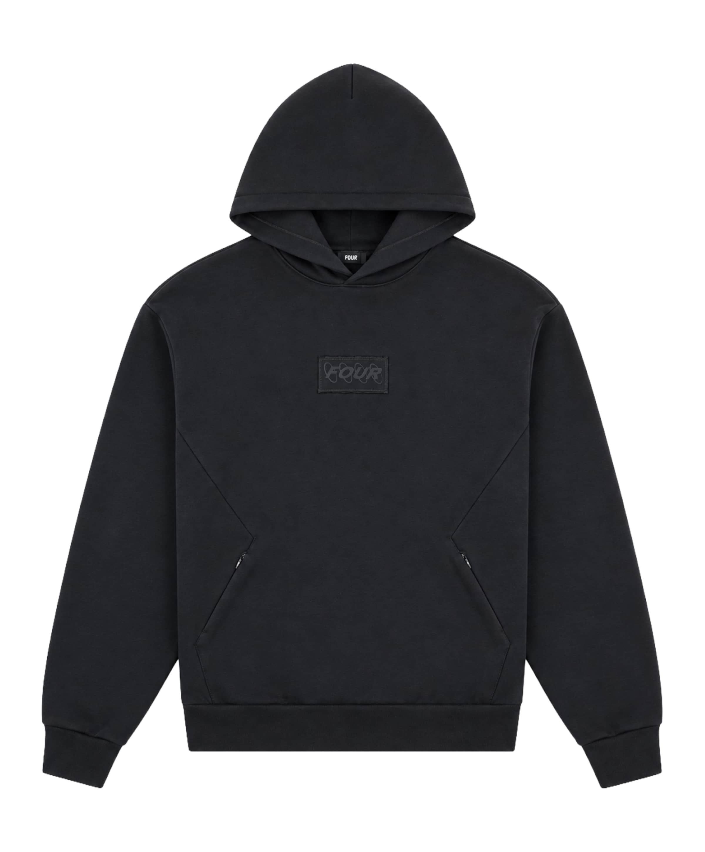 Heren hoodie zwart