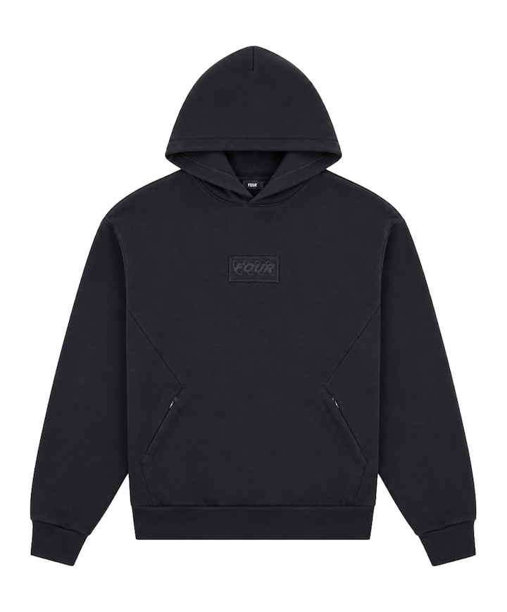 Heren hoodie zwart