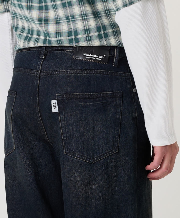 40A Denim Dark heren broek blauw