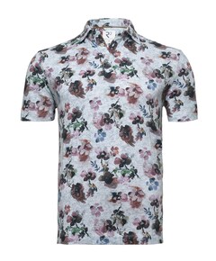 Heren polo blauw