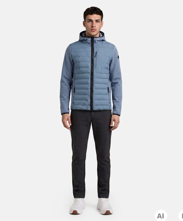 Heren jas blauw