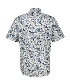 Heren overhemd korte mouw ecru