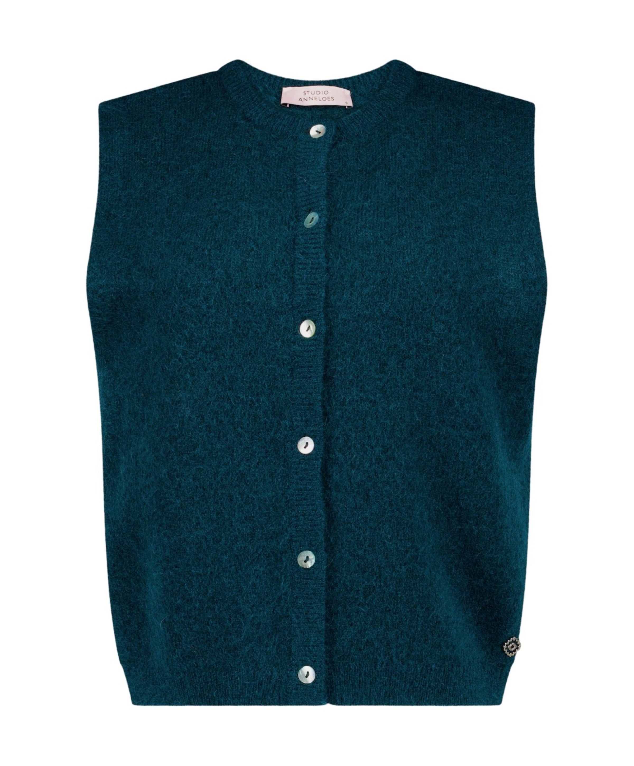 Dames gilet groen