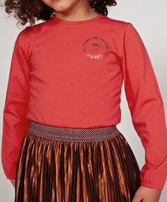 Meisjes longsleeve rood