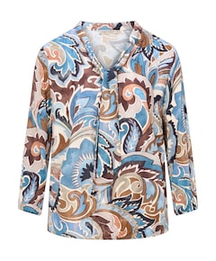 Dames blouse blauw